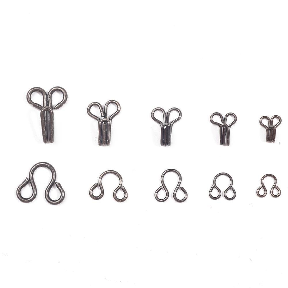 48Pcs  Metal Buckle Button Shi - Hook Eye Fastener 评论和价格