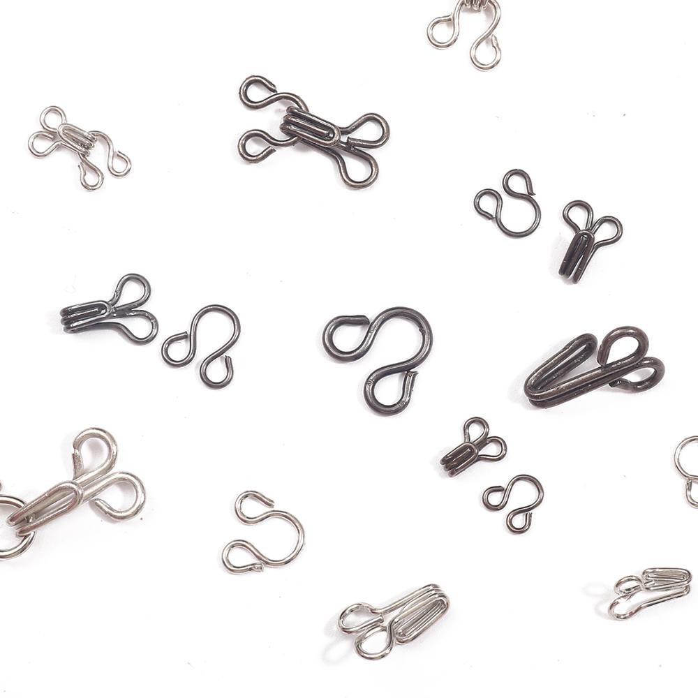 48Pcs  Metal Buckle Button Shi - Hook Eye Fastener 评论和价格