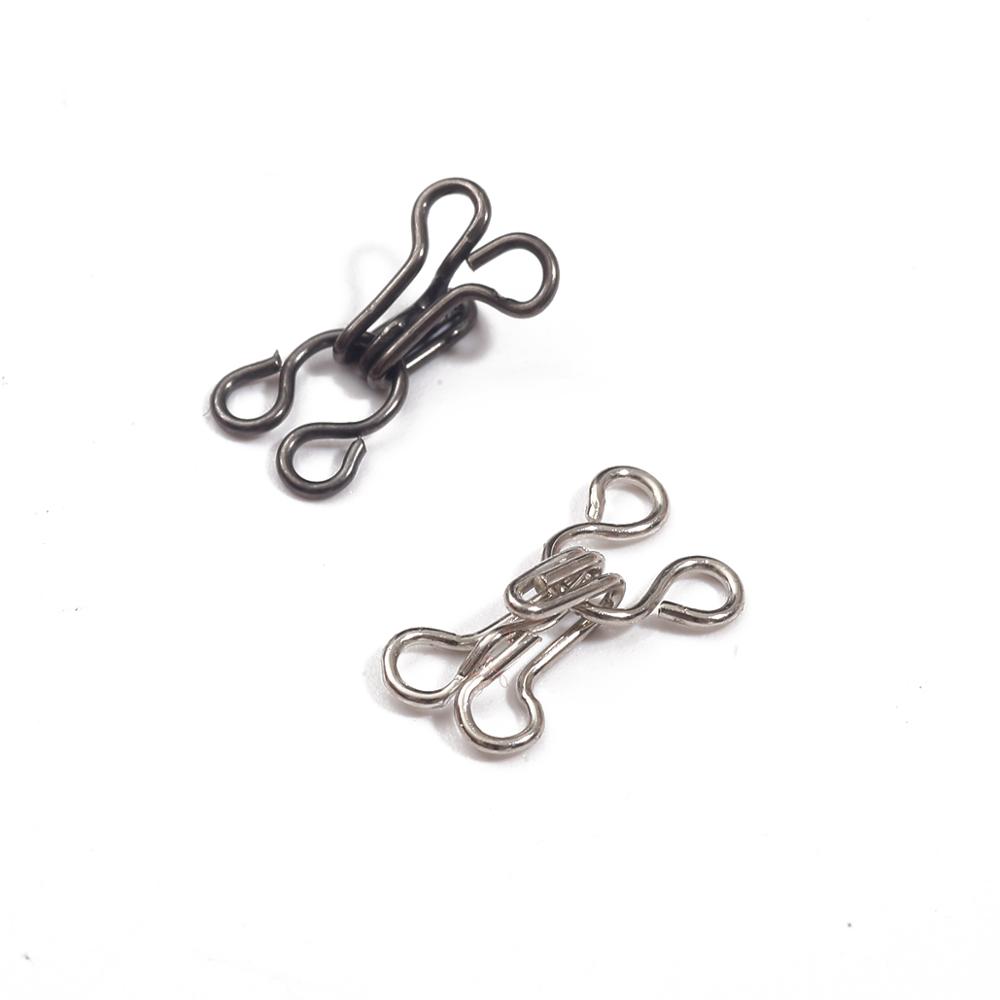 48Pcs  Metal Buckle Button Shi - Hook Eye Fastener 评论和价格