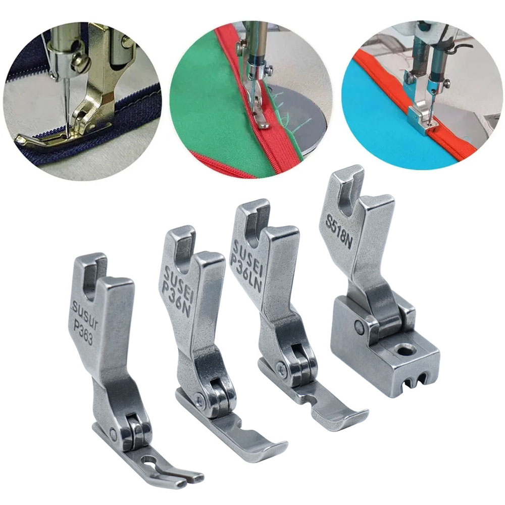 4 PCS/Set Zipper Presser Foot  - Zipper Foot Presser 评论和价格