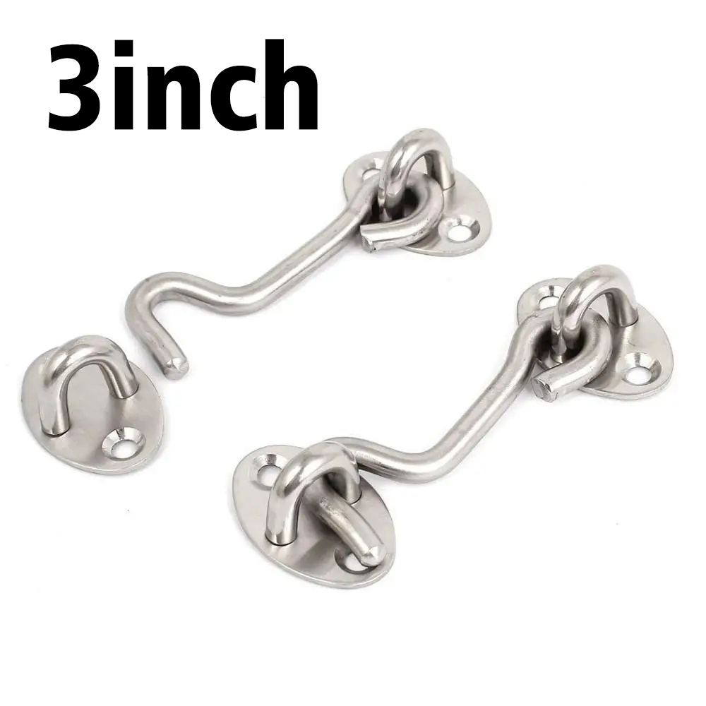 2Pcs Old style Window Brace Wi - Hook Eye Fastener 评论和价格