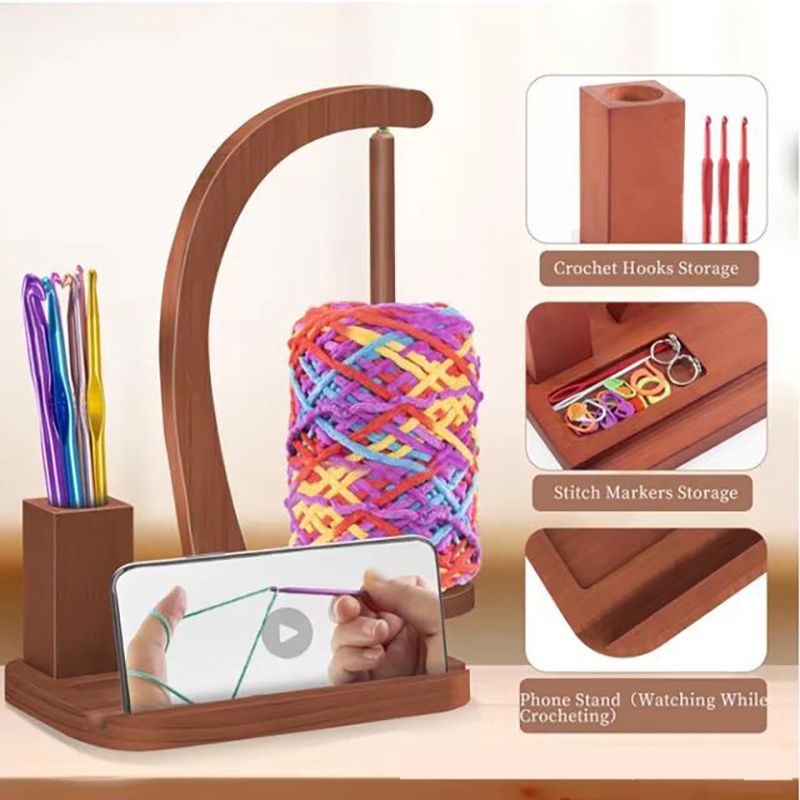 In Stock Wooden Rotating Yarn  - Sewing Knit 评论和价格