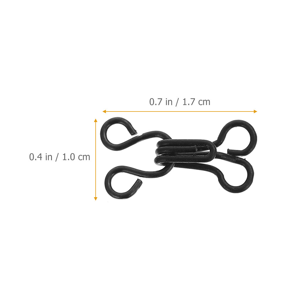120Pcs Clothes Hooks Sewing Ey - Hook Eye Fastener 评论和价格