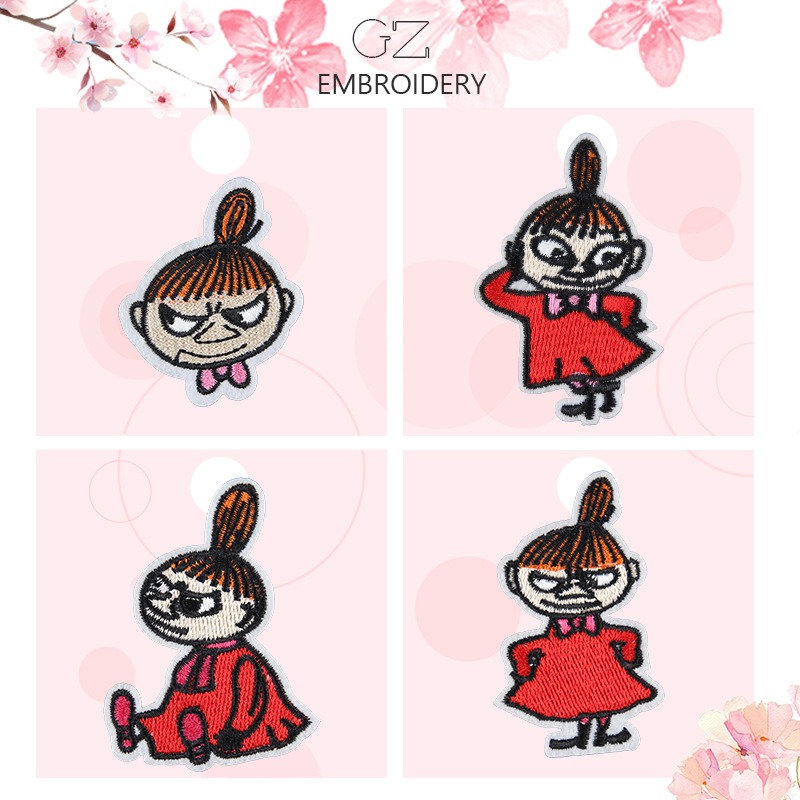 Moomin Cute Cartoon Embroidere - Iron On Patch 评论和价格