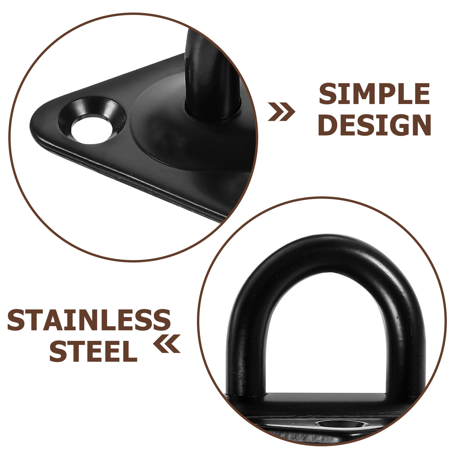 Stainless Steel 4 Pcs Pad Eye  - Hook Eye Fastener 评论和价格