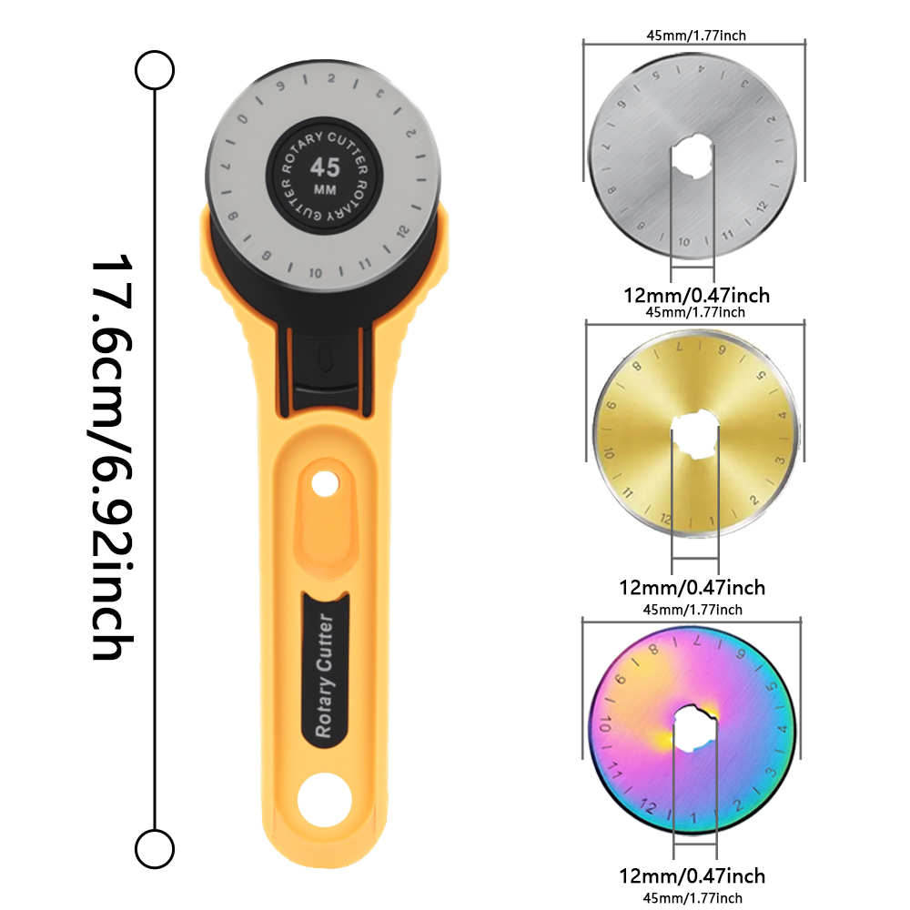 45mm Rotary Fabric Cutter Leat - Sewing Necessities 评论和价格