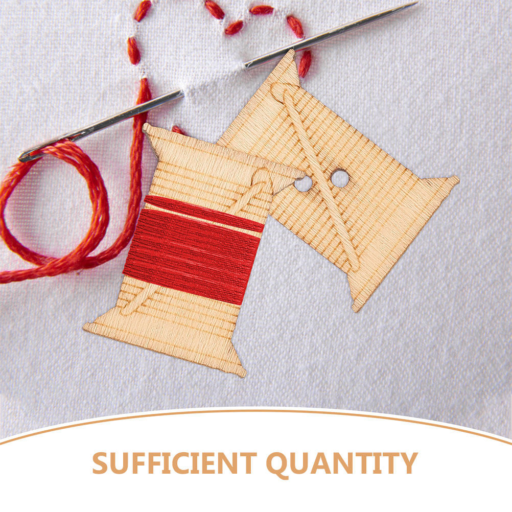 100Pcs Wooden Embroidery Floss - Sewing Art 评论和价格