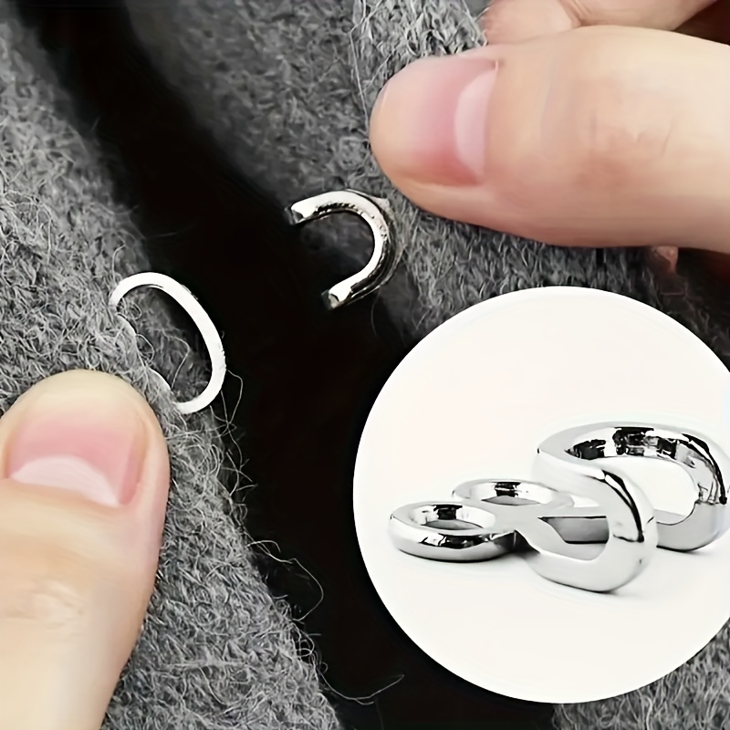 50sets Metal Alloy Invisible C - Hook Eye Fastener 评论和价格