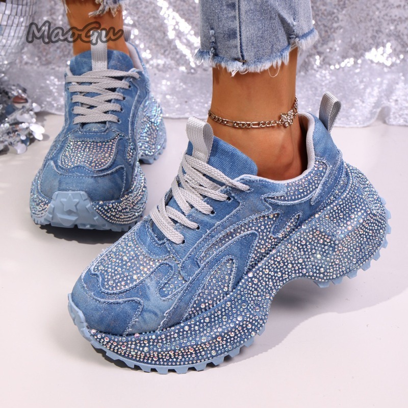 Fashion Rhinestone Women's Chu - Sewing Garment 评论和价格