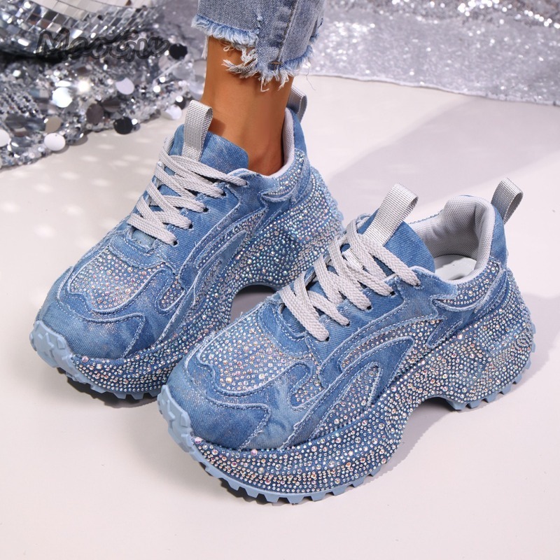 Fashion Rhinestone Women's Chu - Sewing Garment 评论和价格