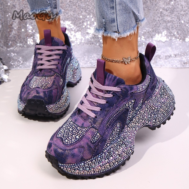 Fashion Rhinestone Women's Chu - Sewing Garment 评论和价格