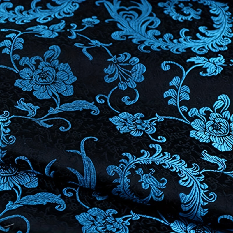3D Blue Phoenix Tail Brocade F - Sewing Garment 评论和价格