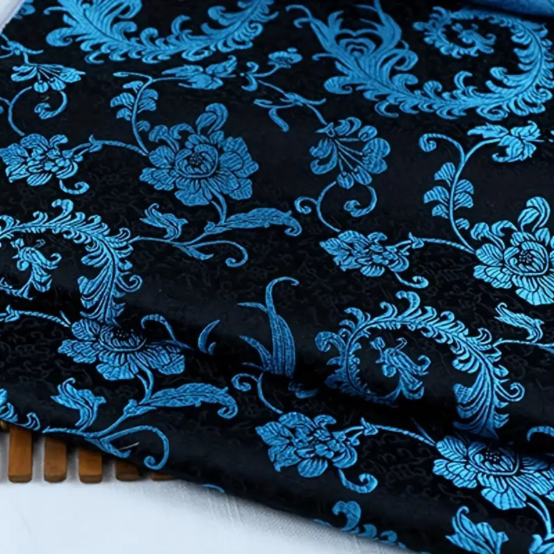3D Blue Phoenix Tail Brocade F - Sewing Garment 评论和价格