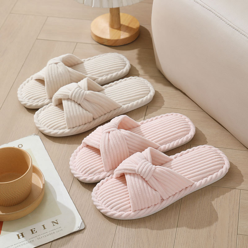 Corduroy Cross Strap Home Slip - Sewing Garment 评论和价格