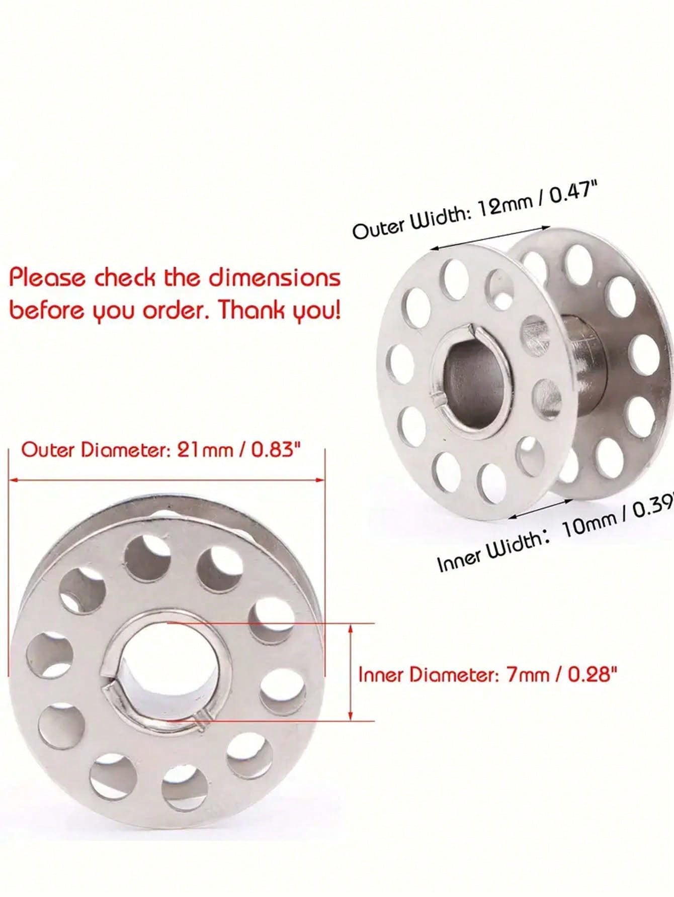 Bobbin Case and Metal Bobbins  - Sewing Necessities 评论和价格