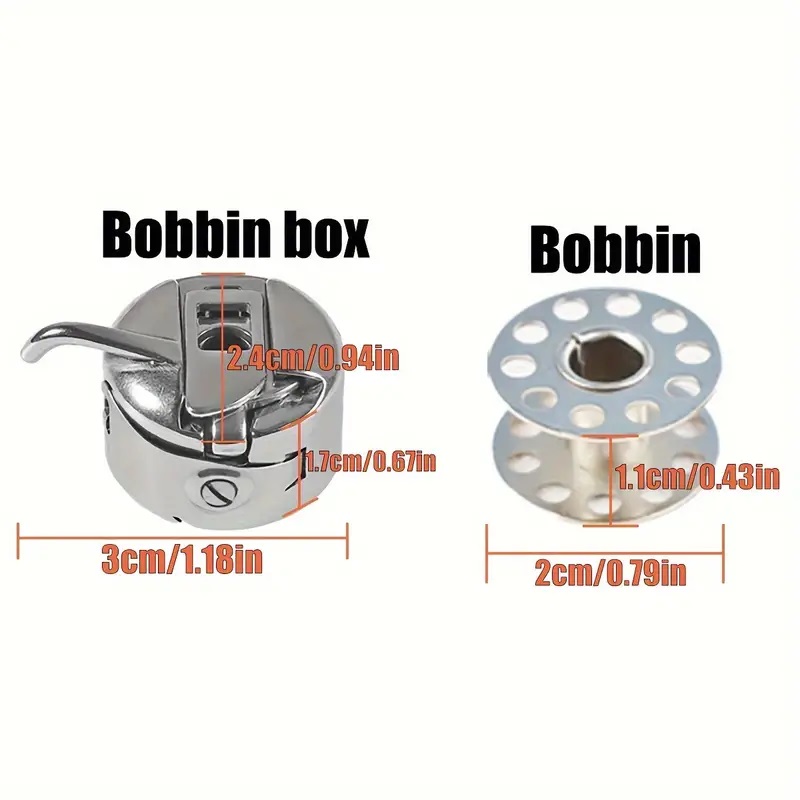Bobbin Case and Metal Bobbins  - Sewing Necessities 评论和价格